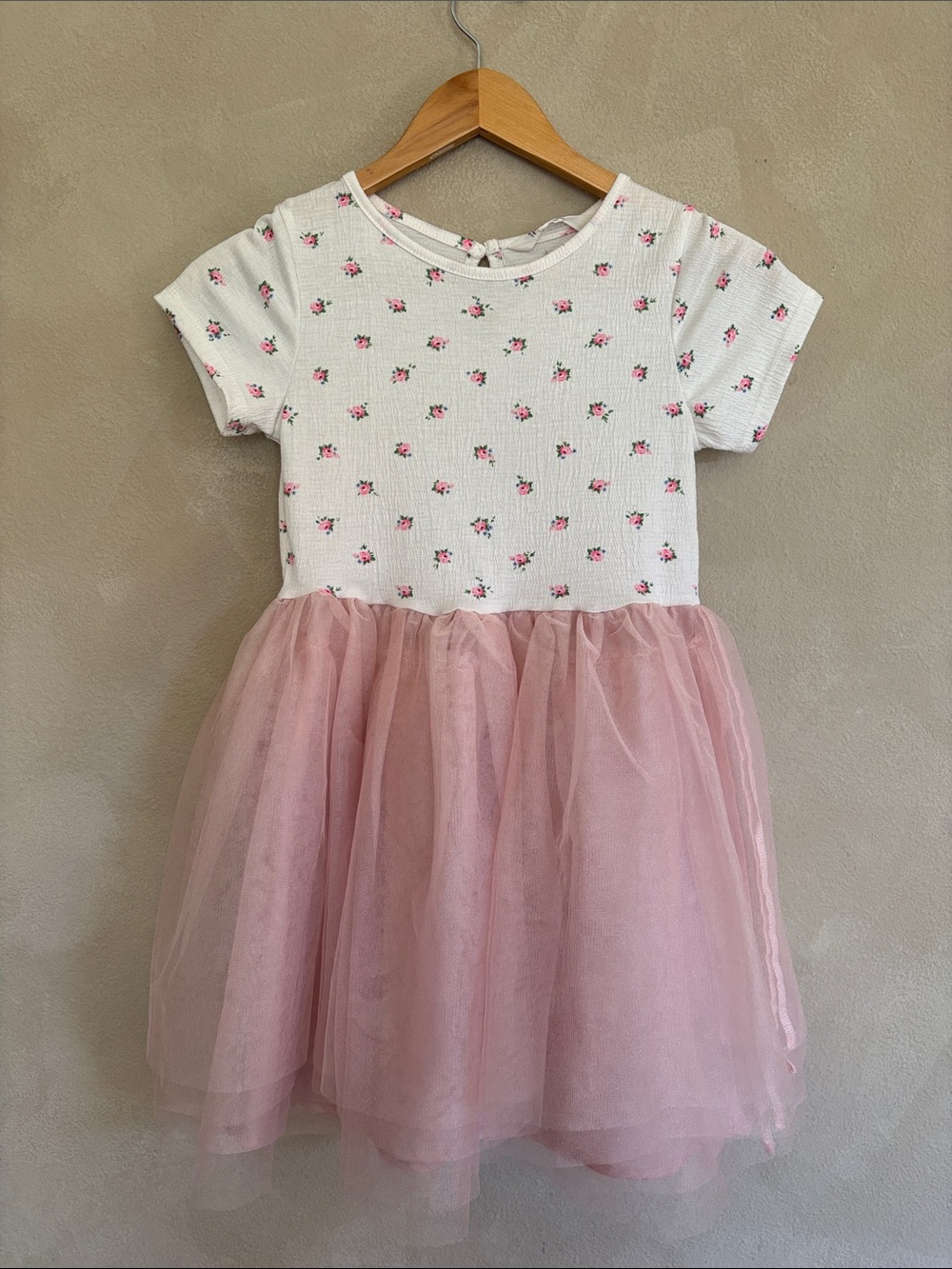 H&M girls tulle floral dress